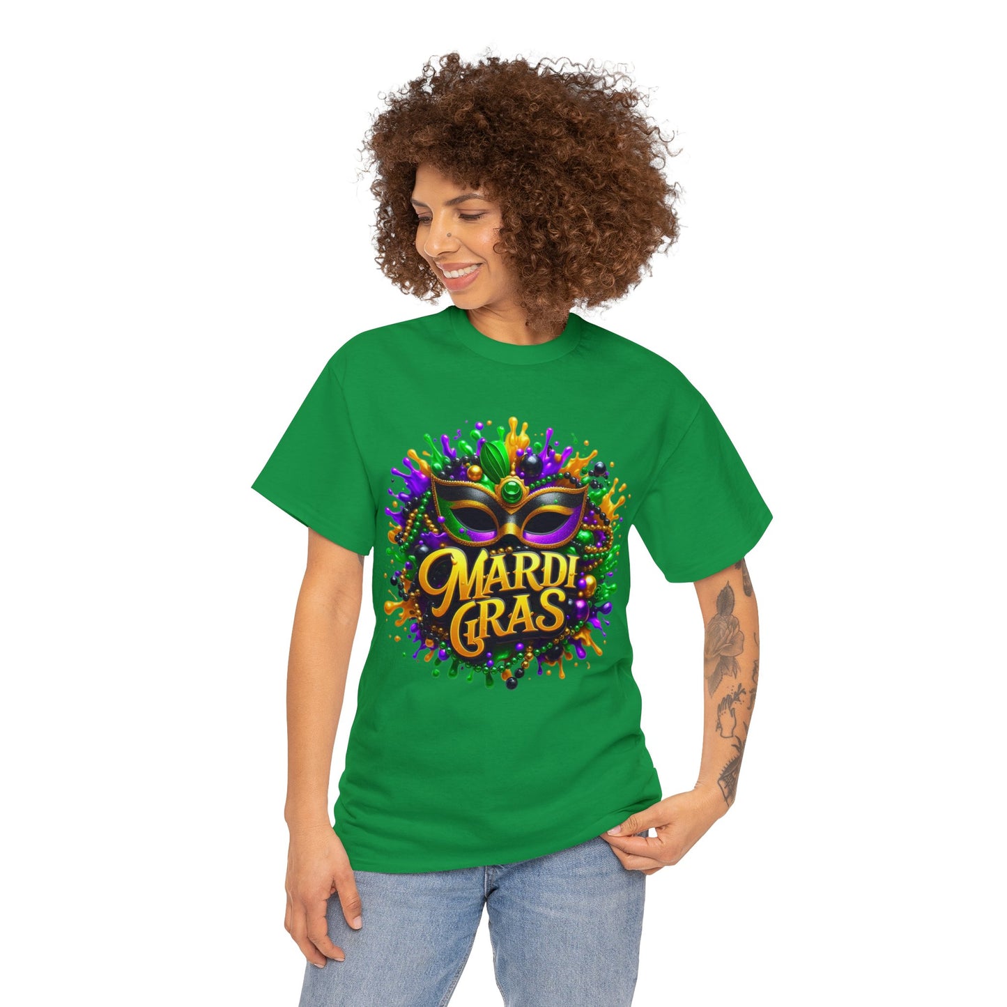 Mardi Gras 2 Unisex Heavy Cotton Tee