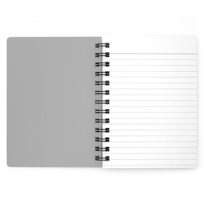 Teacher Life  - Male Spiral Bound Journal - Light Grey