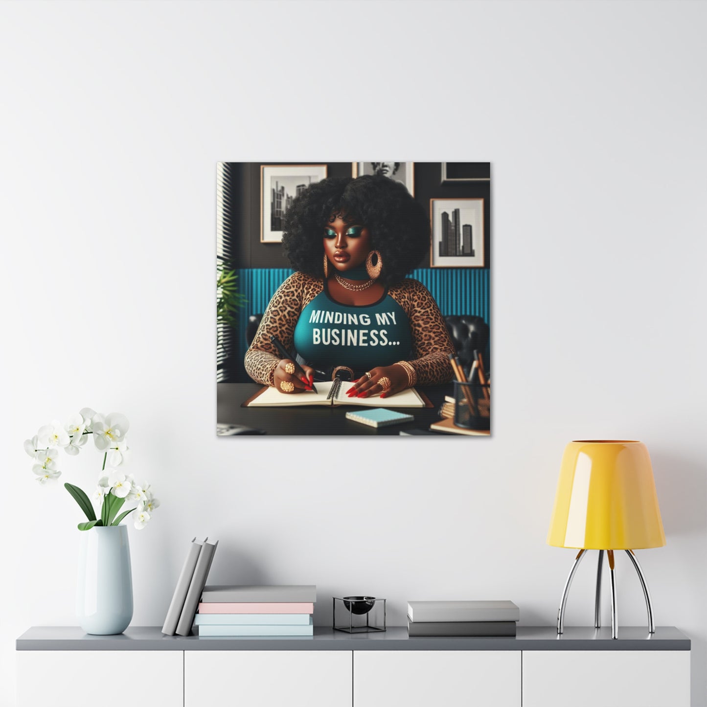 Minding My Business Canvas Gallery Wrap