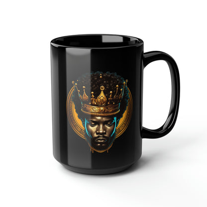 King 2 Black Mug, 15oz