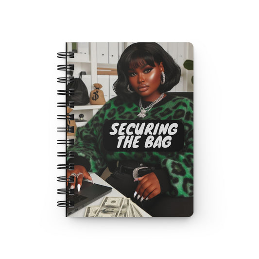 Securing the Bag Spiral Bound Journal